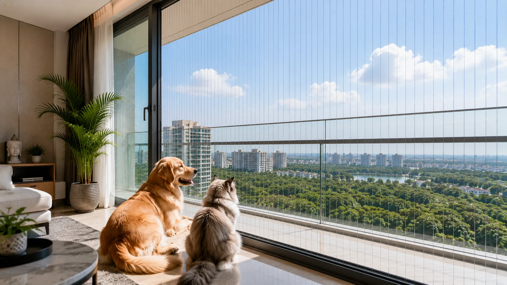 Pet Safety Invisible Grills in Hyderabad